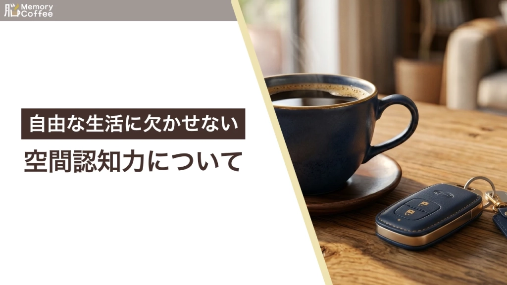 認知機能検査の説明を通して空間認知力の重要さを解説した記事のアイキャッチ画像