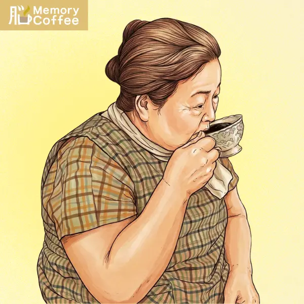 笑顔のお母様のイラスト