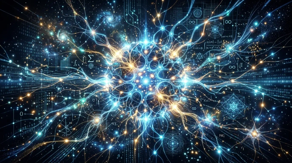 人工超知能（ASI）といった超知能の創造は、人工知能（AI）における知能爆発 (intelligence explosion) の結果としてもたらされる可能性があり、同様に技術的特異点と関係する可能性もある。（イメージ画像）